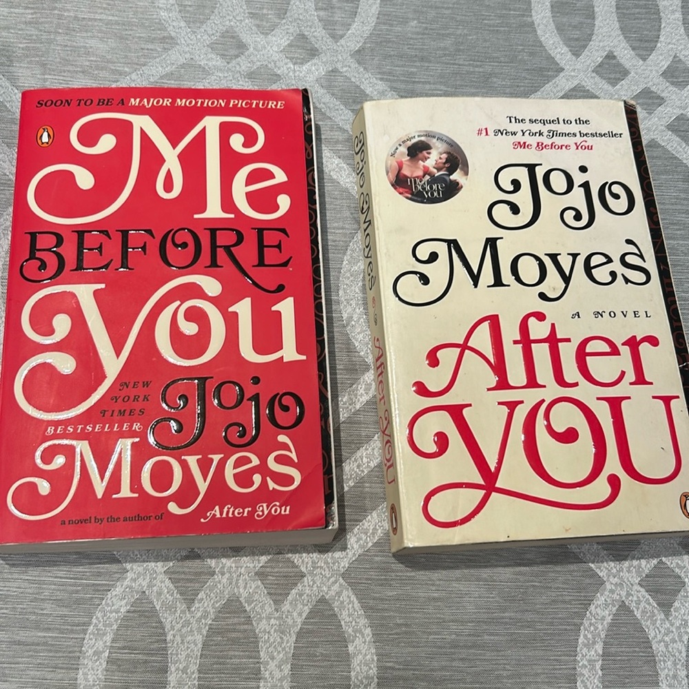 Jojo Moyes bundle 3 book set “Me Before You”+ “After You” + “One plus One” used